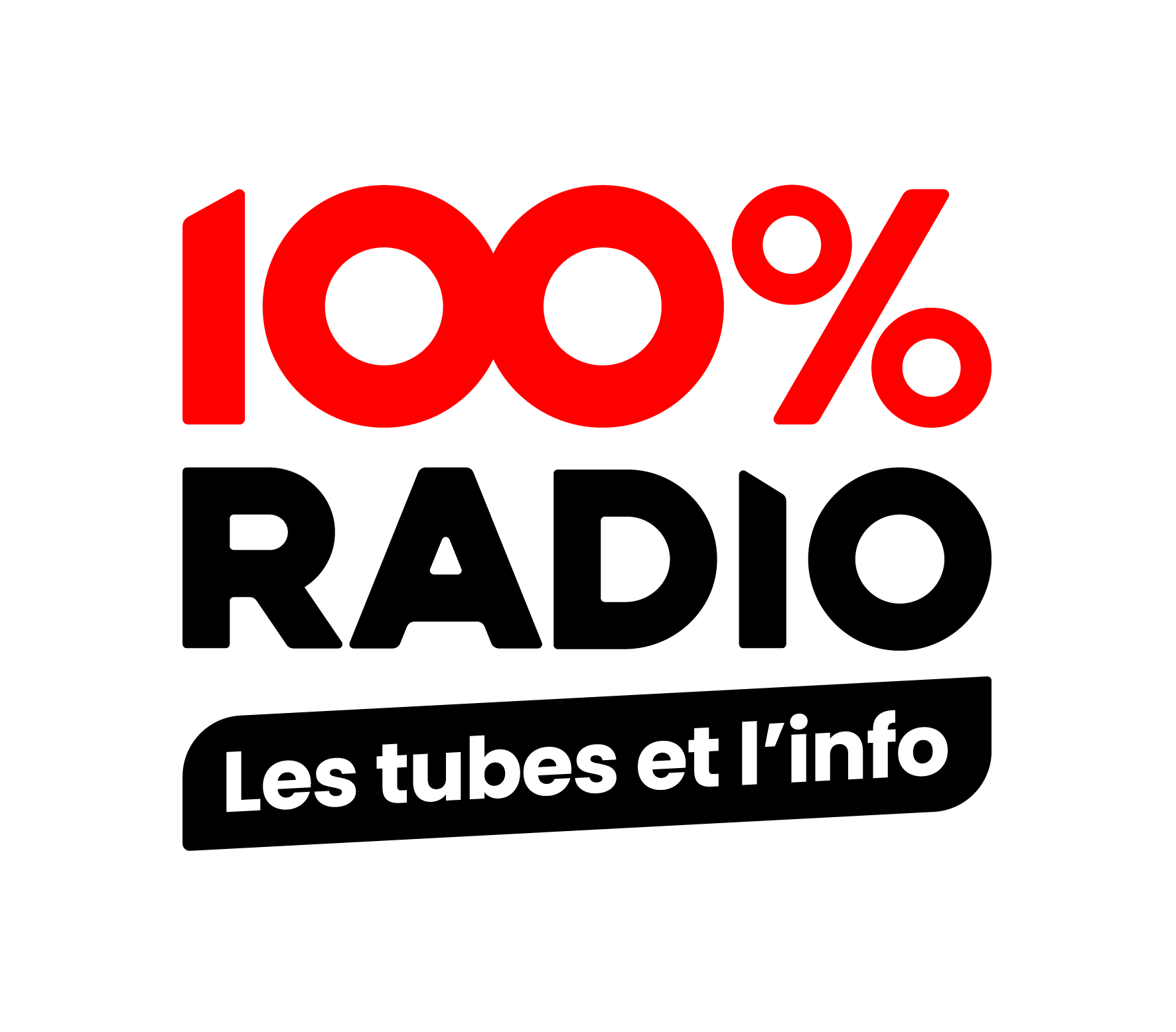 logo 100% radio